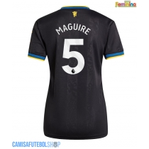 Camisa de time de futebol Manchester United Harry Maguire #5 Replicas 3º Equipamento Feminina 2025-26 Manga Curta